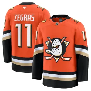 Fanatics Anaheim Ducks Trevor Zegras Pelipaita 2024-2025 Koti Premium Oranssi