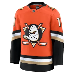 Fanatics Anaheim Ducks Trevor Zegras Pelipaita 2024-2025 Koti Premium Oranssi