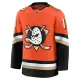 Fanatics Anaheim Ducks Trevor Zegras Pelipaita 2024-2025 Koti Premium Oranssi