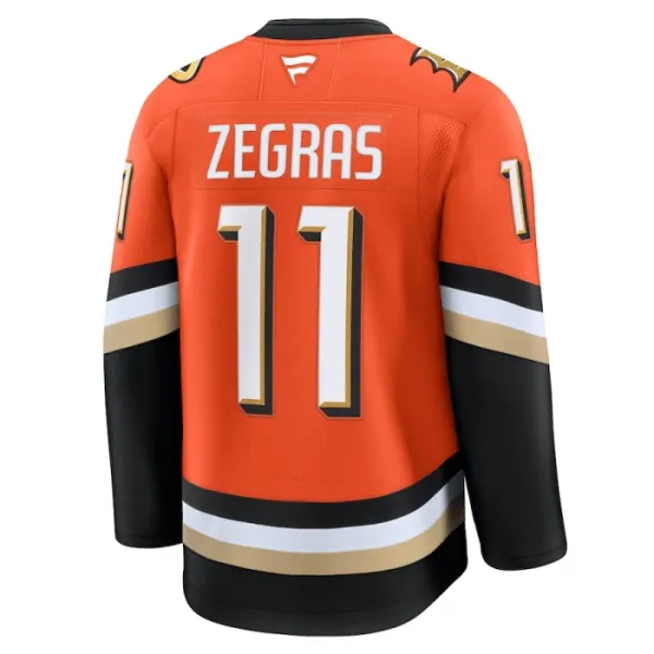 Fanatics Anaheim Ducks Trevor Zegras Pelipaita 2024-2025 Koti Premium Oranssi