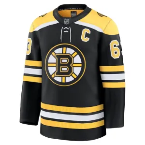 Fanatics Boston Bruins Brad March Pelipaita 2024-2025 Koti Premium Musta
