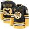 Fanatics Boston Bruins Brad Marchand Lasten 100-Vuotispäivä Pelipaita 2024-2025 Kolmos Premium Musta