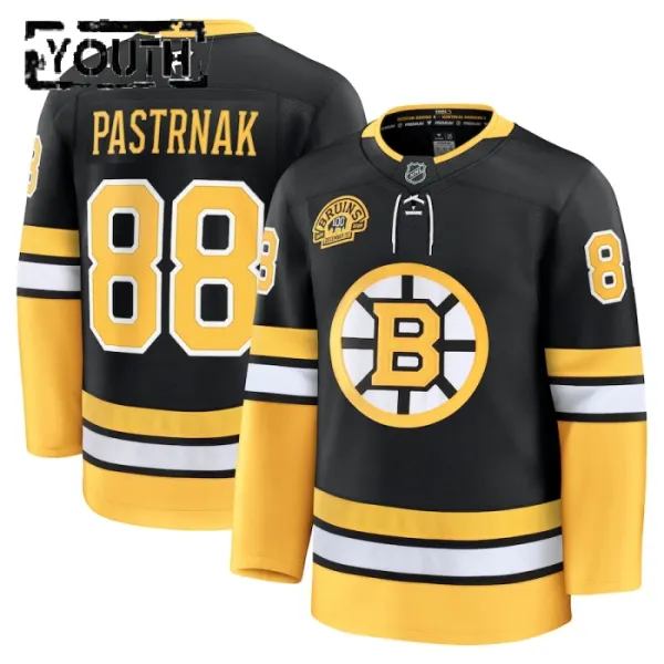 Fanatics Boston Bruins David Pastrnak Lasten 100-Vuotispäivä Pelipaita 2024-2025 Kolmos Premium Musta Fanatics Boston Bruins David Pastrnak Lasten 100-Vuotispäivä Pelipaita 2024-2025 Kolmos Premium Musta