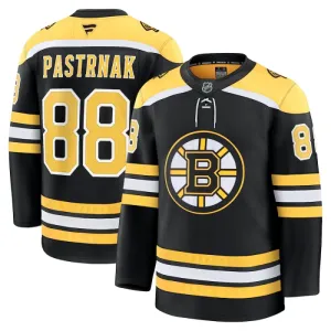 Fanatics Boston Bruins David Pastrnak Pelipaita 2024-2025 Koti Premium Musta