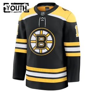 Fanatics Boston Bruins Jeremy Swayman Lasten Pelipaita 2024-2025 Koti Premium Musta