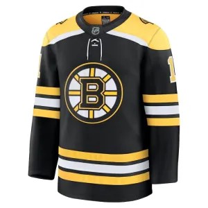 Fanatics Boston Bruins Jeremy Swayman Pelipaita 2024-2025 Koti Premium Musta