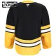 Fanatics Boston Bruins Lasten 100-Vuotispäivä Pelipaita 2024-2025 Kolmos Premium Musta ( Omalla Nimellä )