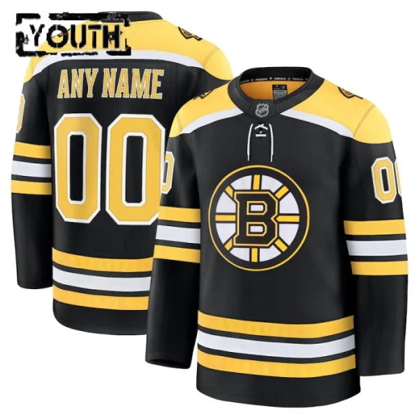 Fanatics Boston Bruins Lasten Pelipaita 2024-2025 Koti Premium Musta ( Omalla Nimellä ) Fanatics Boston Bruins Lasten Pelipaita 2024-2025 Koti Premium Musta ( Omalla Nimellä )