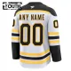Fanatics Boston Bruins Lasten Pelipaita 2024-2025 Vieras Premium Valkoinen ( Omalla Nimellä )