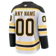 Fanatics Boston Bruins Pelipaita 2024-2025 Vieras Premium Valkoinen ( Omalla Nimellä )