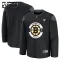 Fanatics Boston Bruins Team Lasten Pelipaita 2024-2025 Practice Musta ( Omalla Nimellä )