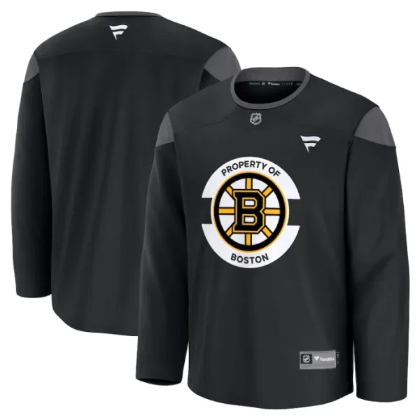 Fanatics Boston Bruins Team Pelipaita 2024-2025 Practice Musta ( Omalla Nimellä ) Fanatics Boston Bruins Team Pelipaita 2024-2025 Practice Musta ( Omalla Nimellä )
