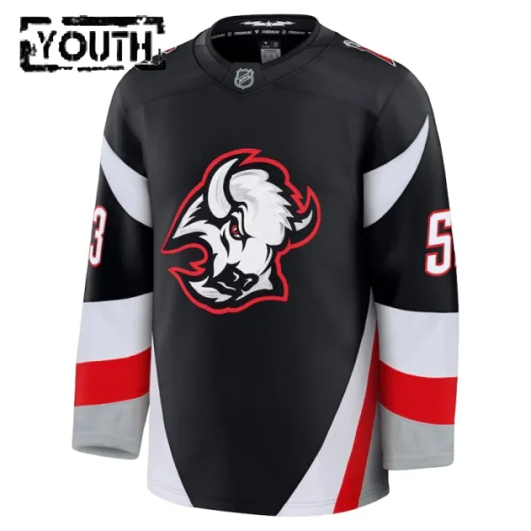 Fanatics Buffalo Sabres Jeff Skinner Lasten Pelipaita 2024-2025 Kolmos Premium Musta