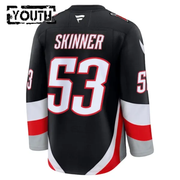 Fanatics Buffalo Sabres Jeff Skinner Lasten Pelipaita 2024-2025 Kolmos Premium Musta