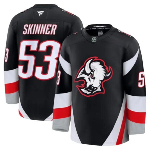 Fanatics Buffalo Sabres Jeff Skinner Pelipaita 2024-2025 Kolmos Premium Musta Fanatics Buffalo Sabres Jeff Skinner Pelipaita 2024-2025 Kolmos Premium Musta