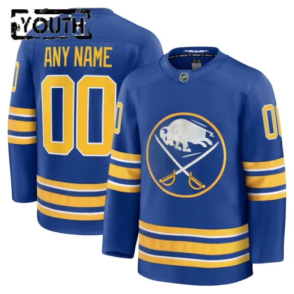 Fanatics Buffalo Sabres Lasten Pelipaita 2024-2025 Koti Premium Sininen ( Omalla Nimellä ) Fanatics Buffalo Sabres Lasten Pelipaita 2024-2025 Koti Premium Sininen ( Omalla Nimellä )