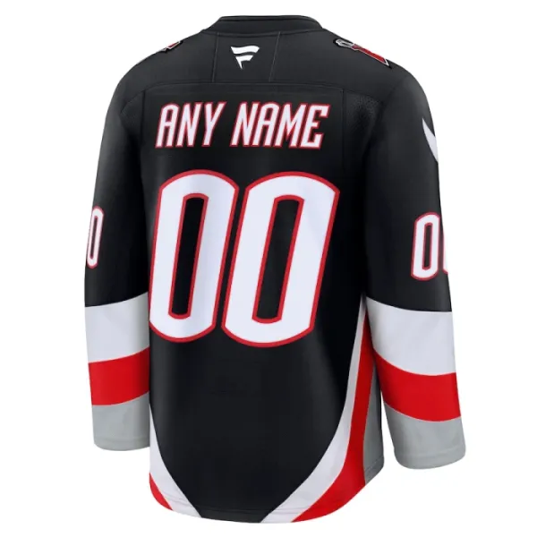 Fanatics Buffalo Sabres Pelipaita 2024-2025 Kolmos Premium Musta ( Omalla Nimellä )