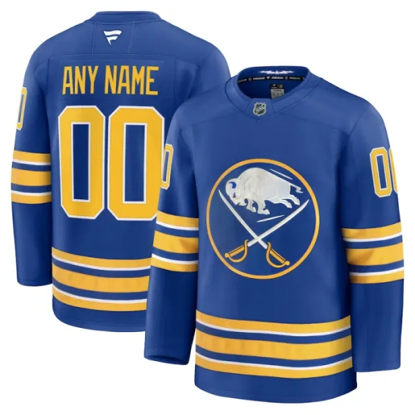 Fanatics Buffalo Sabres Pelipaita 2024-2025 Koti Premium Sininen ( Omalla Nimellä ) Fanatics Buffalo Sabres Pelipaita 2024-2025 Koti Premium Sininen ( Omalla Nimellä )