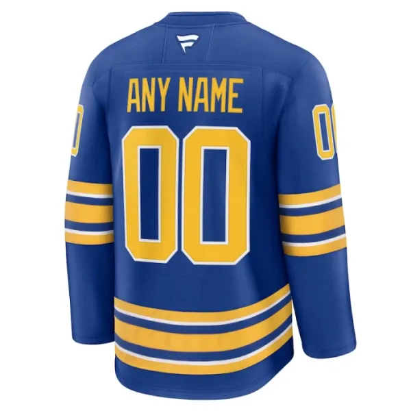 Fanatics Buffalo Sabres Pelipaita 2024-2025 Koti Premium Sininen ( Omalla Nimellä )