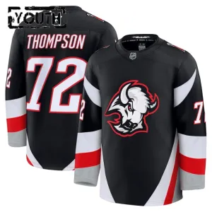 Fanatics Buffalo Sabres Tage Thompson Lasten Pelipaita 2024-2025 Kolmos Premium Musta