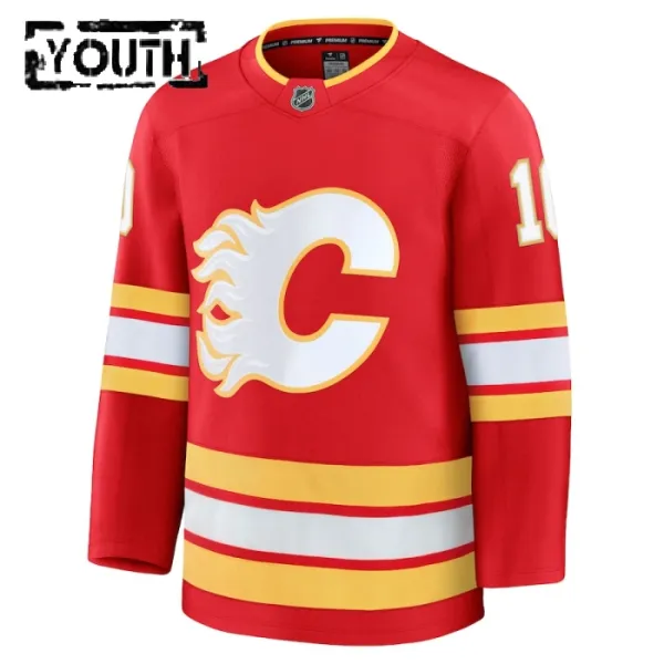 Fanatics Calgary Flames Jonathan Huberdeau Lasten Pelipaita 2024-2025 Koti Premium Punainen