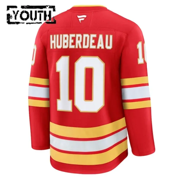 Fanatics Calgary Flames Jonathan Huberdeau Lasten Pelipaita 2024-2025 Koti Premium Punainen