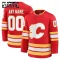 Fanatics Calgary Flames Lasten Pelipaita 2024-2025 Koti Premium Punainen ( Omalla Nimellä )