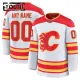 Fanatics Calgary Flames Lasten Pelipaita 2024-2025 Vieras Premium Valkoinen ( Omalla Nimellä ) Fanatics Calgary Flames Lasten Pelipaita 2024-2025 Vieras Premium Valkoinen ( Omalla Nimellä )