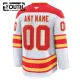 Fanatics Calgary Flames Lasten Pelipaita 2024-2025 Vieras Premium Valkoinen ( Omalla Nimellä )