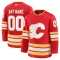 Fanatics Calgary Flames Pelipaita 2024-2025 Koti Premium Punainen ( Omalla Nimellä )