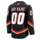 Fanatics Calgary Flames Pelipaita Kolmos Premium Musta ( Omalla Nimellä )