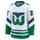 Fanatics Carolina Hurricanes Andrei Svechnikov Pelipaita 2024-2025 Kolmos Premium Valkoinen