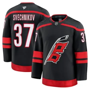 Fanatics Carolina Hurricanes Andrei Svechnikov Pelipaita 2024-2025 Koti Premium Musta