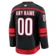 Fanatics Carolina Hurricanes Pelipaita 2024-2025 Koti Premium Musta ( Omalla Nimellä )