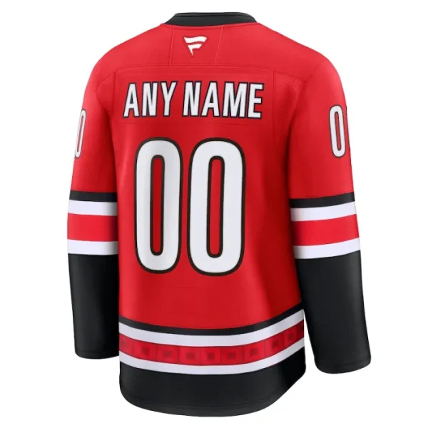 Fanatics Carolina Hurricanes Pelipaita Vuotispäivä Kolmos Premium Punainen ( Omalla Nimellä )