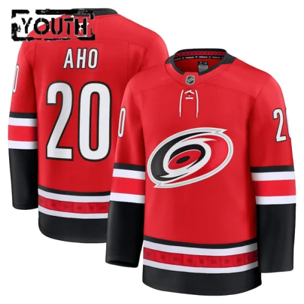 Fanatics Carolina Hurricanes Sebastian Aho Lasten Pelipaita Vuotispäivä Kolmos Premium Punainen Fanatics Carolina Hurricanes Sebastian Aho Lasten Pelipaita Vuotispäivä Kolmos Premium Punainen