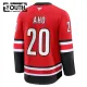 Fanatics Carolina Hurricanes Sebastian Aho Lasten Pelipaita Vuotispäivä Kolmos Premium Punainen