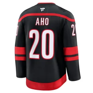 Fanatics Carolina Hurricanes Sebastian Aho Pelipaita 2024-2025 Koti Premium Musta