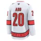 Fanatics Carolina Hurricanes Sebastian Aho Pelipaita 2024-2025 Vieras Premium Valkoinen