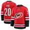 Fanatics Carolina Hurricanes Sebastian Aho Pelipaita Vuotispäivä Kolmos Premium Punainen