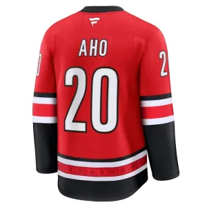 Fanatics Carolina Hurricanes Sebastian Aho Pelipaita Vuotispäivä Kolmos Premium Punainen
