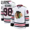 Fanatics Chicago Blackhawks Connor Bedard Lasten Pelipaita 2024-2025 Vieras Premium Valkoinen