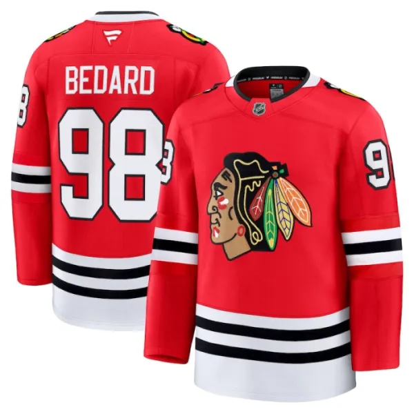 Fanatics Chicago Blackhawks Connor Bedard Pelipaita 2024-2025 Koti Premium Punainen Fanatics Chicago Blackhawks Connor Bedard Pelipaita 2024-2025 Koti Premium Punainen