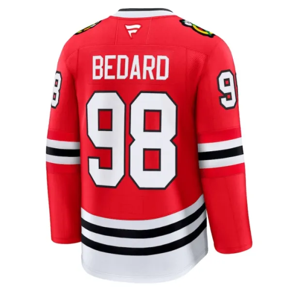 Fanatics Chicago Blackhawks Connor Bedard Pelipaita 2024-2025 Koti Premium Punainen