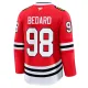 Fanatics Chicago Blackhawks Connor Bedard Pelipaita 2024-2025 Koti Premium Punainen
