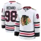 Fanatics Chicago Blackhawks Connor Bedard Pelipaita 2024-2025 Vieras Premium Valkoinen