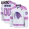 Fanatics Chicago Blackhawks Lasten Pelipaita 2024-2025 Hockey Fights Cancer Practice Valkoinen ( Omalla Nimellä )