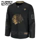 Fanatics Chicago Blackhawks Lasten Pelipaita 2024-2025 Military Appreciation Practice Musta ( Omalla Nimellä )