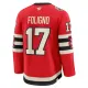 Fanatics Chicago Blackhawks Nick Foligno Pelipaita 2024-2025 Premium Winter Classic Punainen