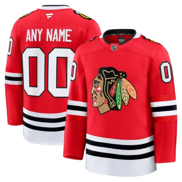 Fanatics Chicago Blackhawks Pelipaita 2024-2025 Koti Premium Punainen ( Omalla Nimellä ) Fanatics Chicago Blackhawks Pelipaita 2024-2025 Koti Premium Punainen ( Omalla Nimellä )